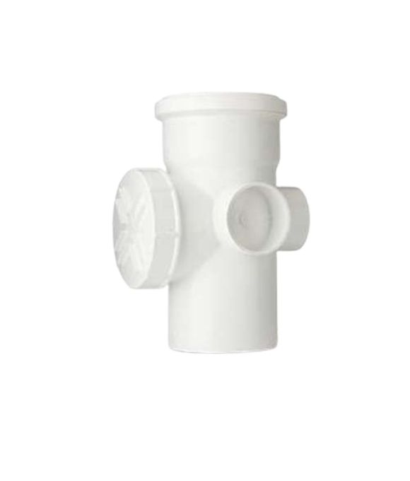 POLYPIPE SOIL ACCESS PIPE 110MM WHITE