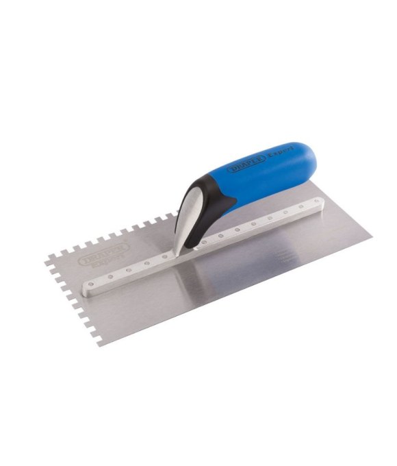DRAPER EXPERT SOFT GRIP ADHESIVE SPREADING TROWEL 280MM
