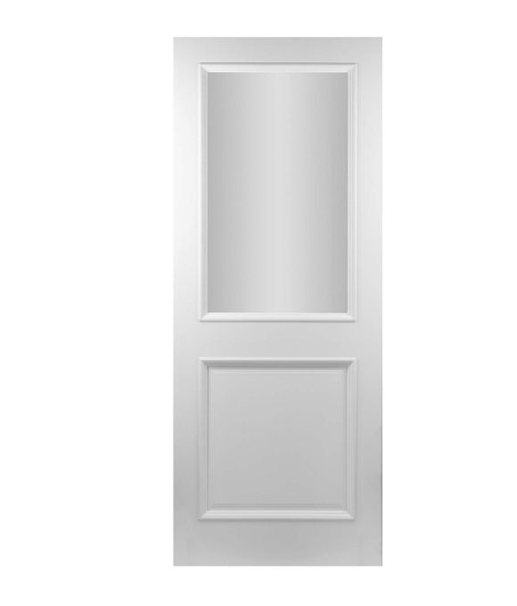 WHITE PRIMED ALBANY W/ CLEAR GLASS 42MM