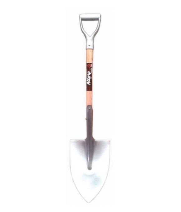 ALLGRIP IRISH POINTED SHOVEL 28” D-HANDLE