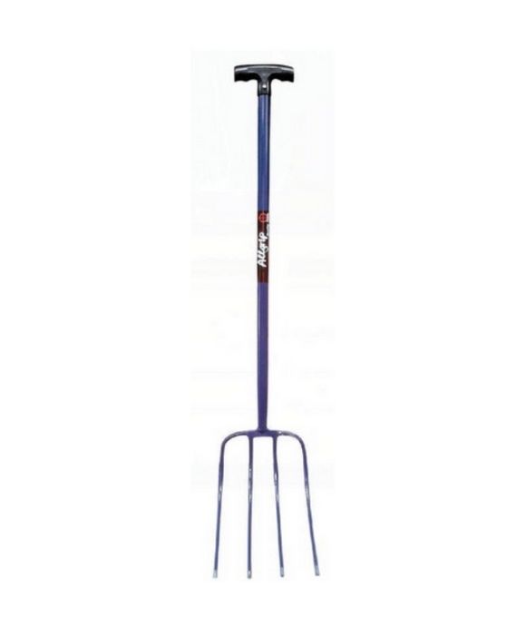ALLGRIP 4 PRONG MANURE FORK STEEL BLUE