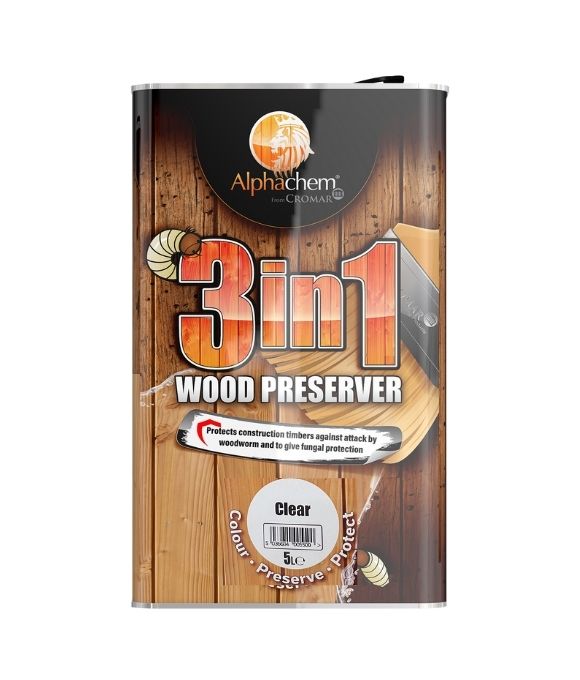 ALPACHEM 3 IN 1 WOOD PRESERVER CLEAR