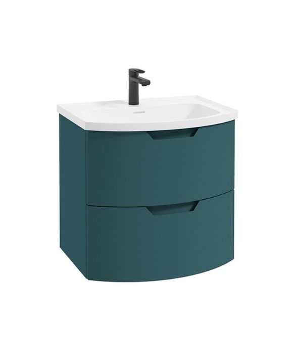 ARC WALL HUNG UNIT MATT OCEAN BLUE