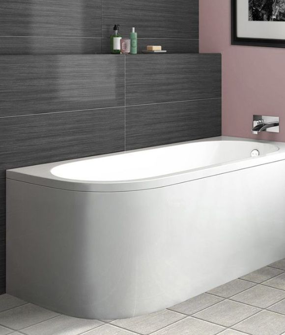 SONAS ARC SINGLE ENDED RIGHT HAND BATH