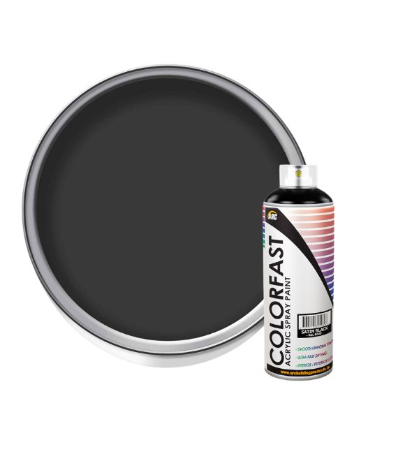 ARC COLOURFAST BLACK SATIN 