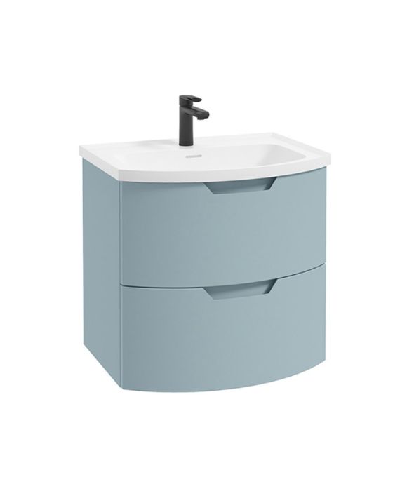 ARC WALL HUNG UNIT MATT MORNING SKY BLUE
