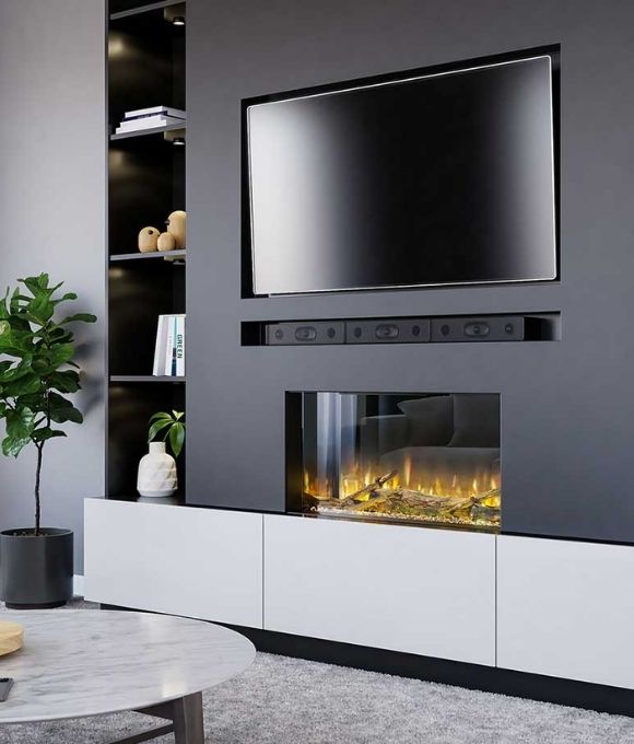 HENLEY ELECTRIC FIRE AURORA 750MM 2KW
