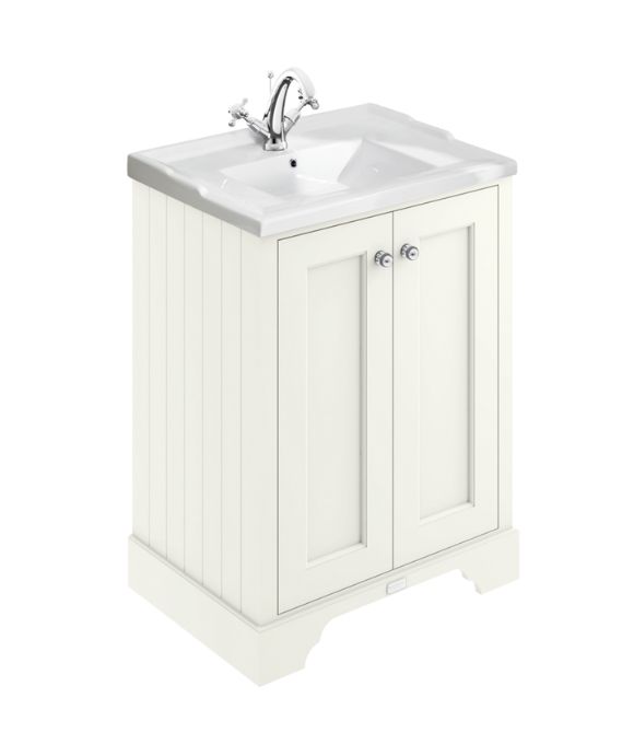 BAYSWATER 2 DOOR FLOOR STANDING UNIT POINTING WHITE
