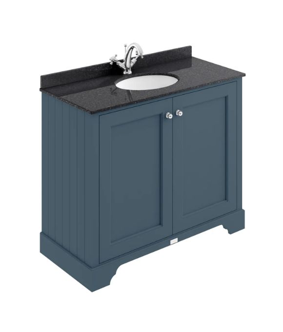 BAYSWATER FLOOR STANDING UNIT STIFFKEY BLUE