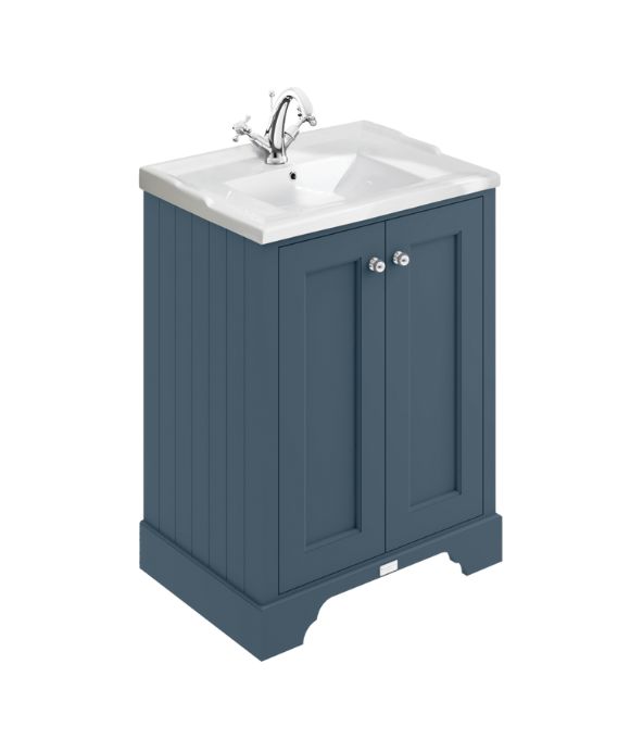 BAYSWATER 2 DOOR FLOOR STANDING UNIT STIFFKEY BLUE