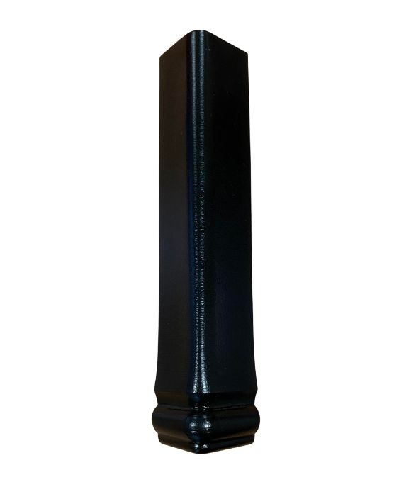 FASCIA OGEE EXTERNAL CORNER BLACK ASH
