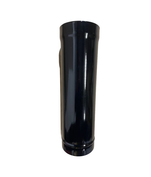 STOVE FLUE PIPE BLACK ENAMEL 150 X 900MM