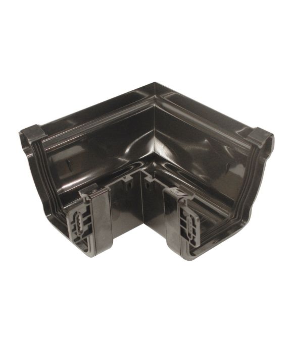OSMA GUTTER STORMLINE EXT ANGLE 90 BLACK