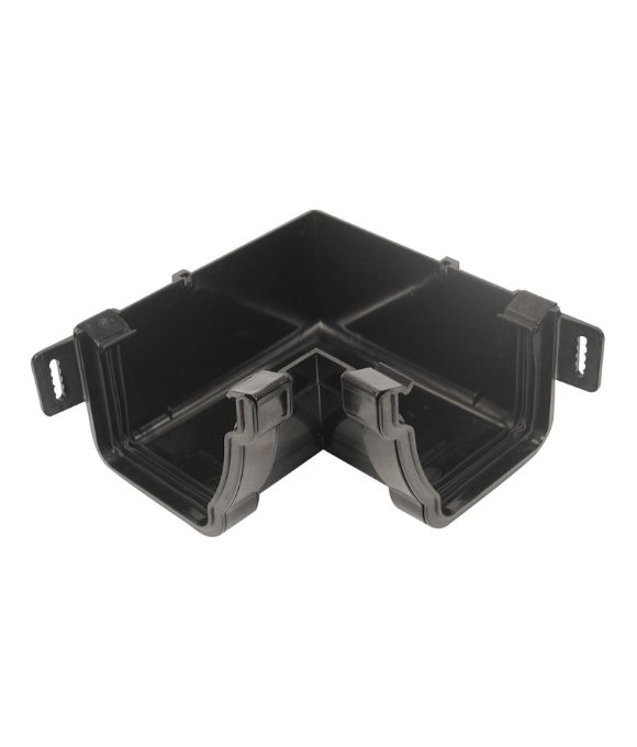OSMA GUTTER STORMLINE INT ANGLE 90 BLACK