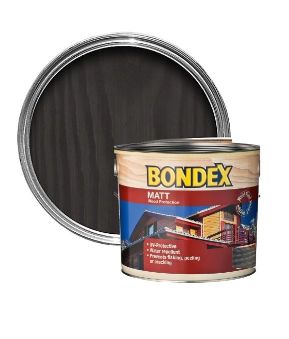 BONDEX STAIN MATT FINISH EBONY 750ML