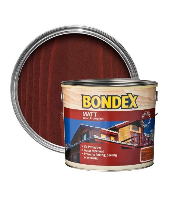 BONDEX STAIN MATT FINISH RED MAHOGANY 750ML
