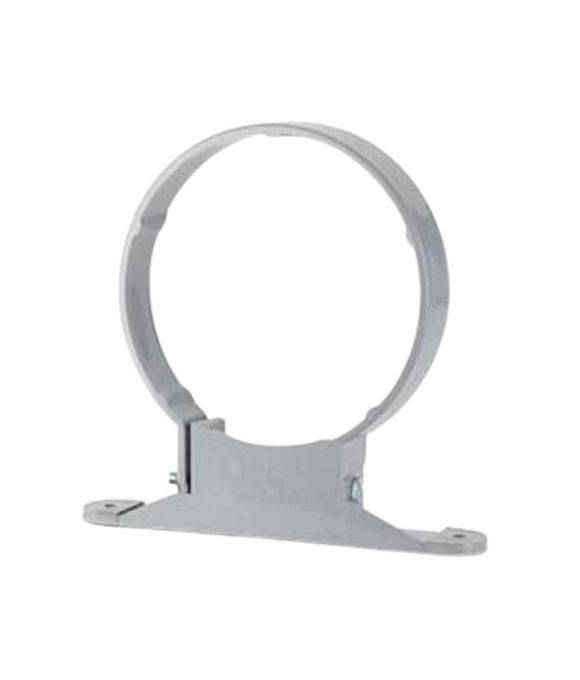 POLYPIPE SOIL PIPE BRACKET PVC 110MM GREY