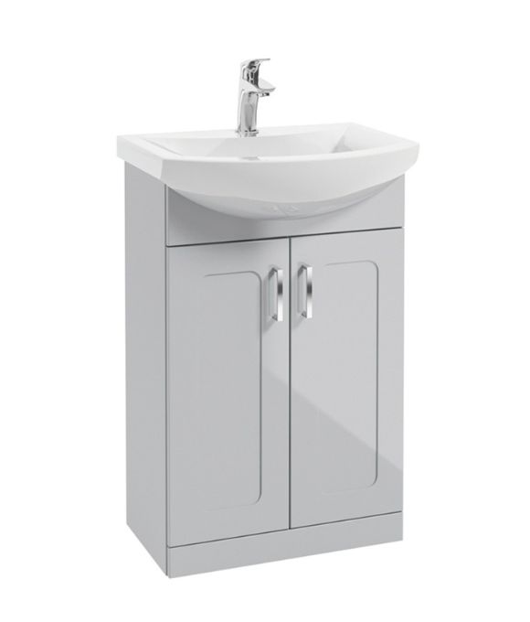 BRISTOL FLOOR STANDING UNIT COOL GREY