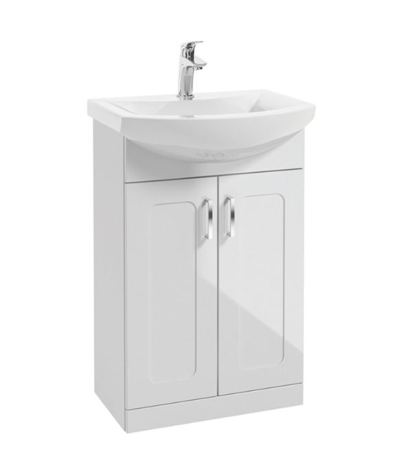 BRISTOL FLOOR STANDING UNIT WHITE