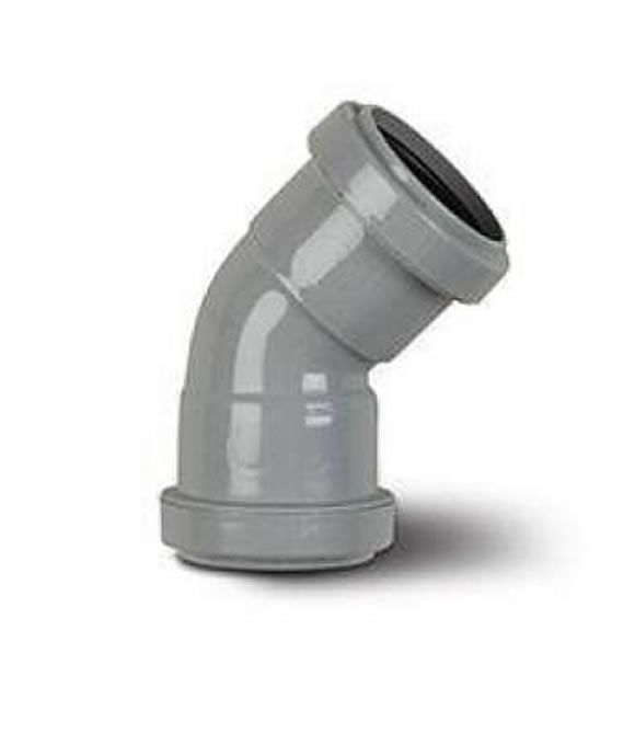 BARTOL WASTE BEND 45DEG GREY 40MM