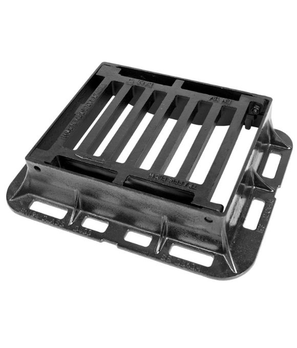 CAST IRON GULLY GRATING C250 375 X 325MM 