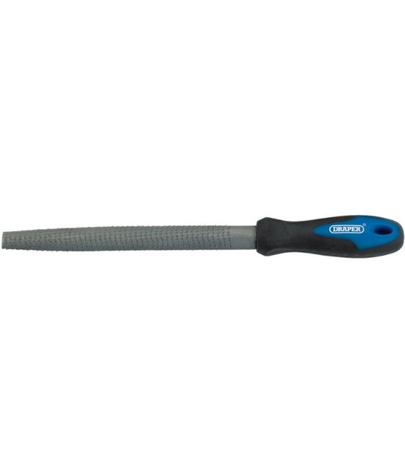 DRAPER SOFT GRIP ENGINEER’S HALF ROUND CABINET RASP 200MM