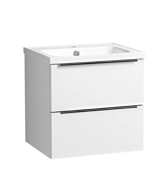 CADENCE WALL HUNG TWIN DRAWER GLOSS WHITE
