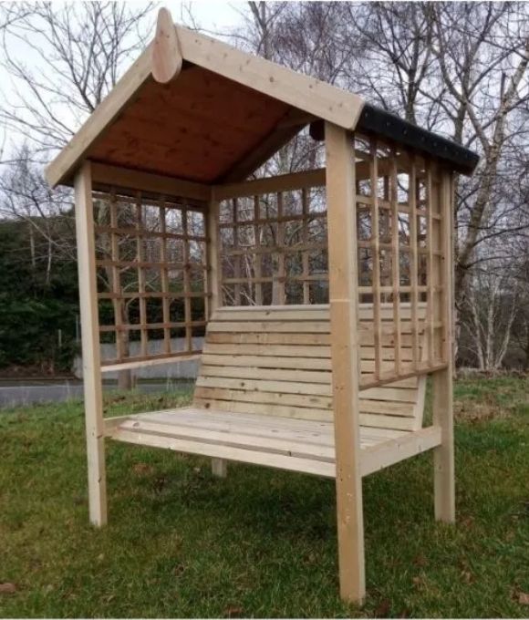  RAPH’S GARDEN BENCH WITH CANOPY 5FT