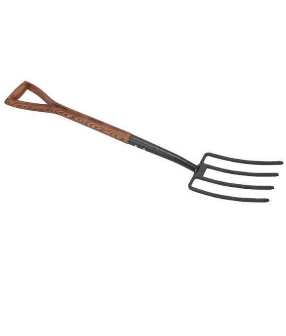 CARBON STEEL GARDEN FORK WITH ASH HANDLE