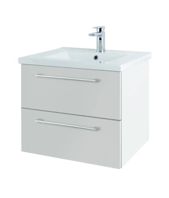 CESENA WALL HUNG UNIT WHITE
