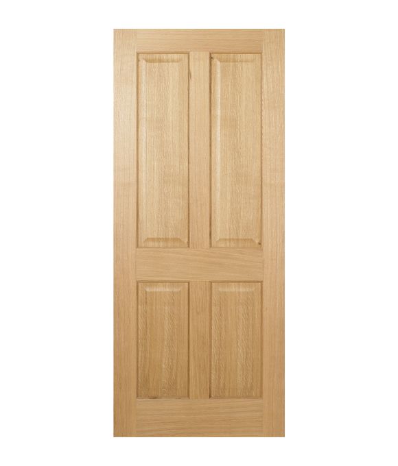 PRE-FINISHED WHITE OAK COLONIAL 4 PANEL 40MM