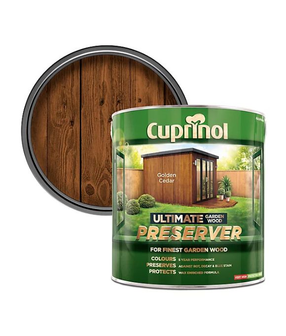 CUPRINOL ULTIMATE PRESERVER GOLDEN CEDAR