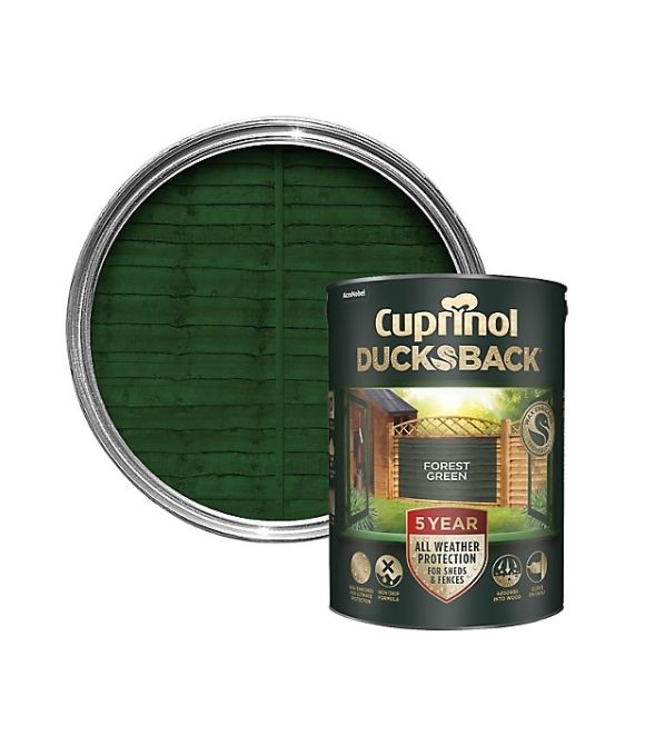 CUPRINOL DUCKS BACK FOREST GREEN 5LT