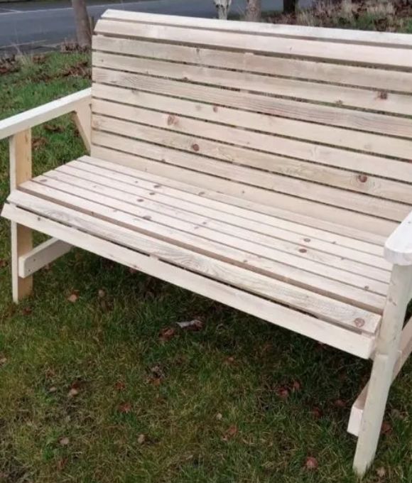 RAPH’S CURVED GARDEN BENCH 5FT