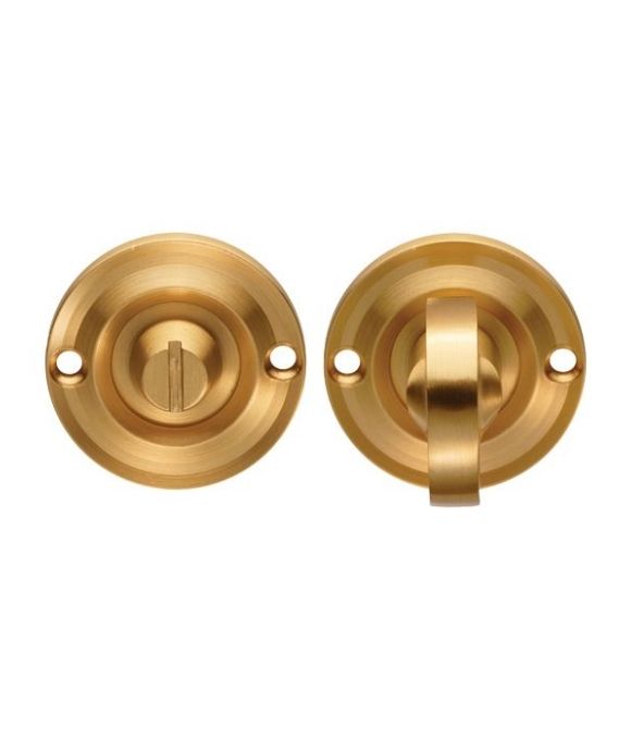 DK13 DELAMAIN SMALL TURN & RELEASE SATIN BRASS