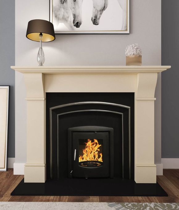 DONARD 54 IVORY PEARL FIREPLACE