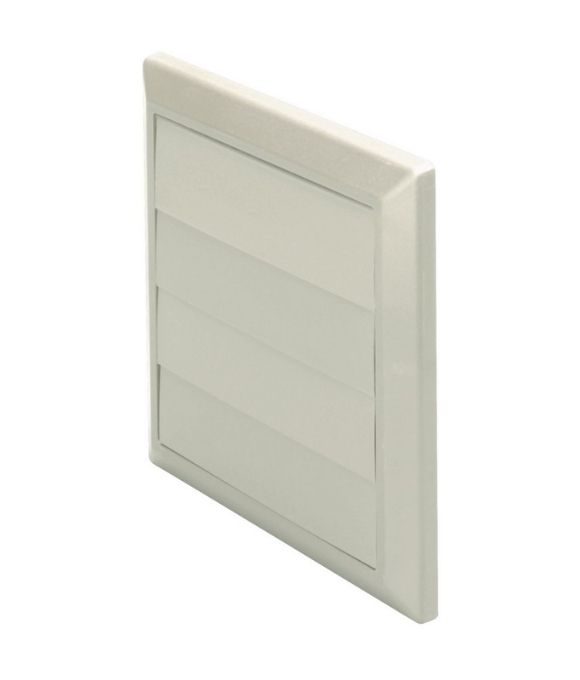  DUCT VENT GRAVITY WHITE 100MM 