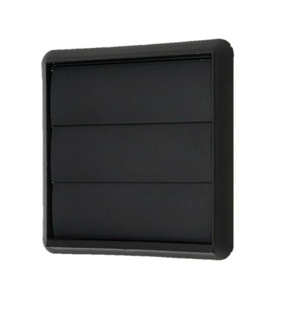 DUCT VENT GRAVITY BLACK 100MM 