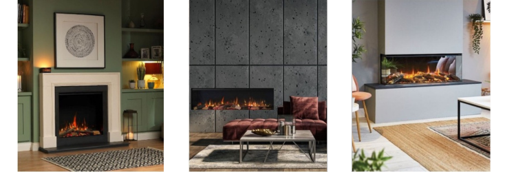 Solus VS75 Electric Fire // Solus VS150 2kW // Henley Aurora 1100MM 2kW