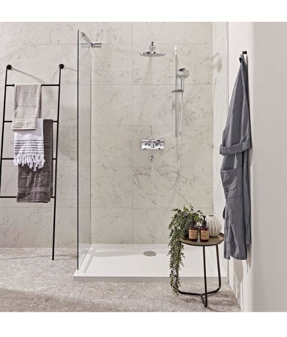 EVENT CLICK ROUND SHOWER SYSTEM CHROME 