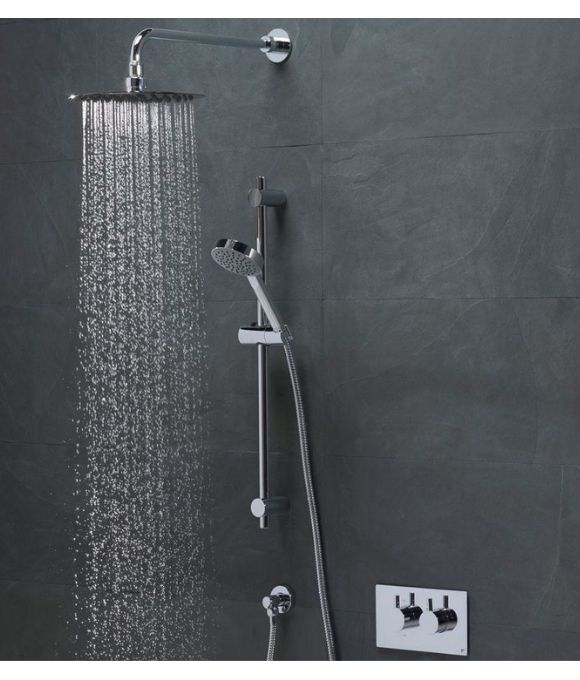 EVENT ROUND DUAL FUNCTION SHOWER SYSTEM FIXED SHOWER HEAD