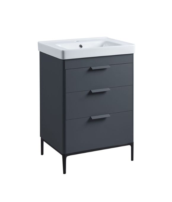 FAIRMONT 600 FLOOR STANDING UNIT MATT CARBON