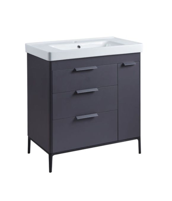 FAIRMONT 800 FLOOR STANDING UNIT MATT CARBON