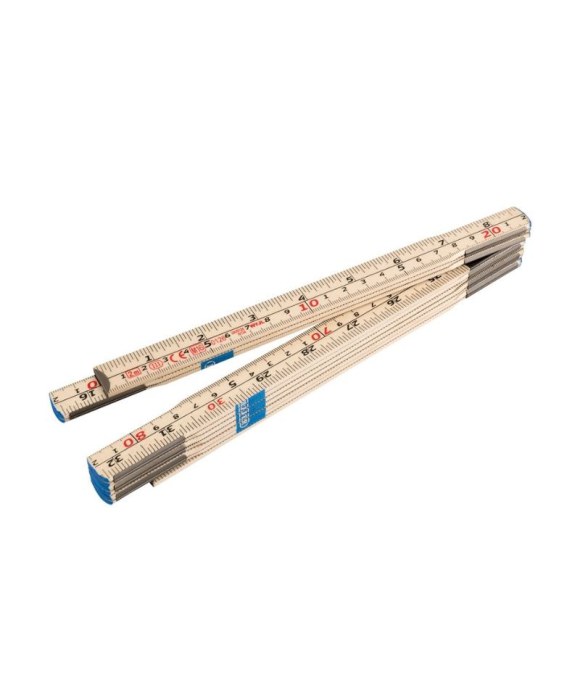 FOLDING WOOD RULE 2M CLASS III