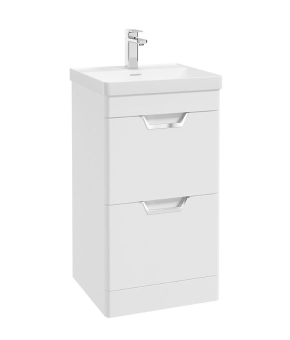 FREYA FLOOR STANDING UNIT MATT WHITE 