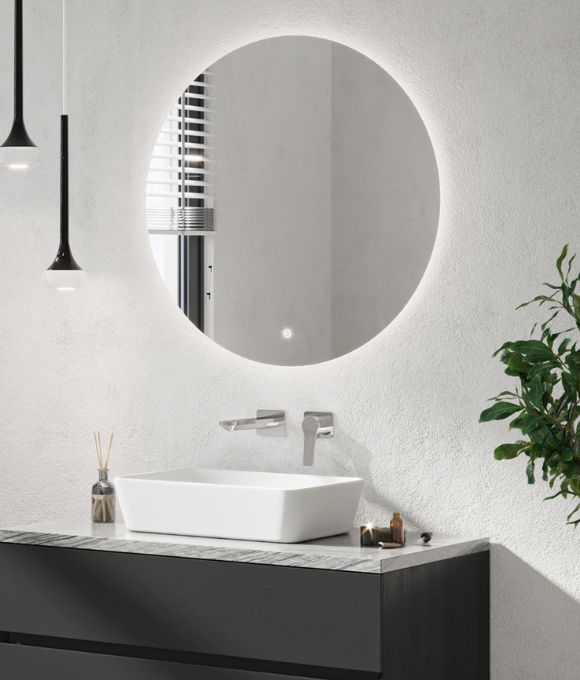 FUSE FRAMELESS ROUND MIRROR