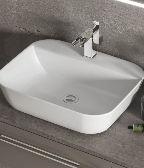 GARDA WHITE COUNTER TOP BASIN 