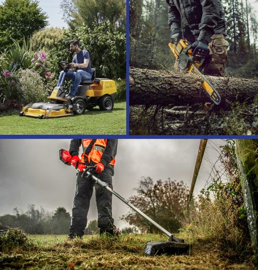 LAWNMOWERS, CHAINSAWS, GARDEN TOOLS, GARDEN MACHINERY & REPAIR