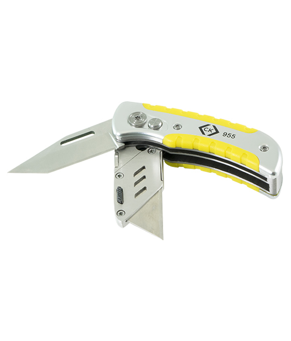 C.K. TWIN BLADE FOLDING UTILITY KNIFE 
