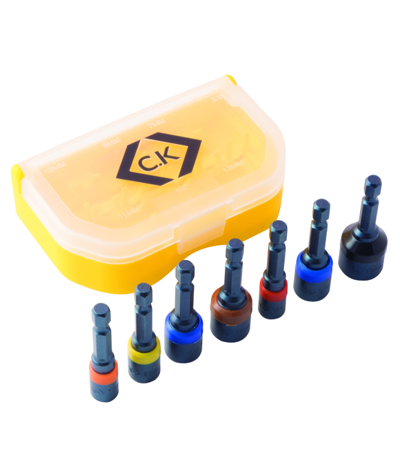 C.K. MAGNETIC NUT DRIVER 7PCS 